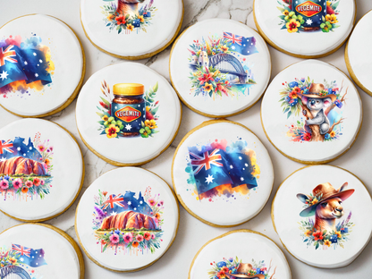 Australia Day Sugar Cookie