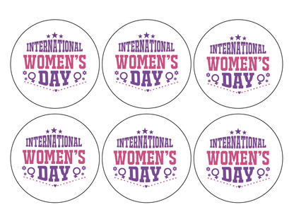 International Women's Day Sugar Cookie